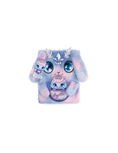 [JPM-TT12523] Cahier peluche 2 en 1 Agatha - Nebulous Stars