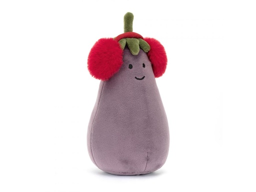 [Jellycat - TOV3AUB] Toastie Vivacious Red Aubergine