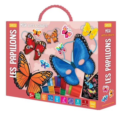 [SASSI-356108] Mega box arts & crafts - Les papillons