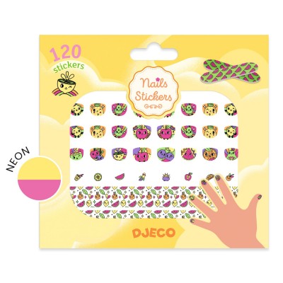 [Djeco-DJ09240] Nails stickers - Peps