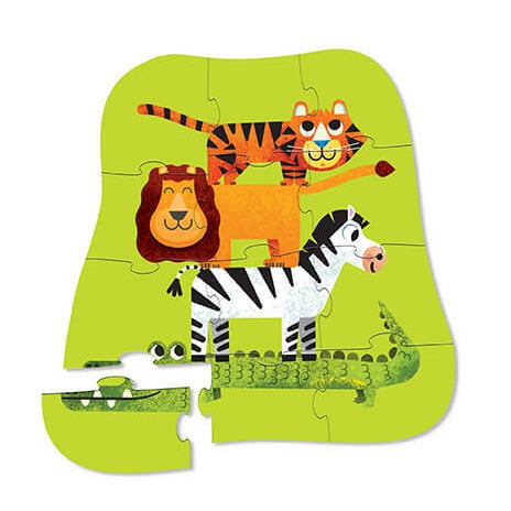 [Phanine-CC41222] Jungle Friends Mini Puzzle 12 Piece