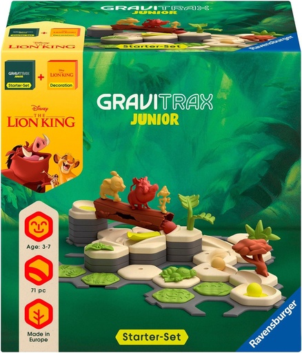 [Ravensburger-73437] GraviTrax Junior Starter Set Disney Lion King