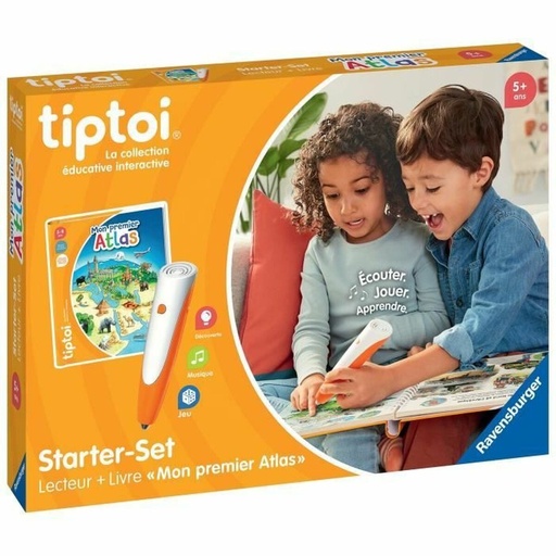 [Ravensburger-1774] Tiptoi - Pack de démarrage Lecteur + livre "mon premier atlas"