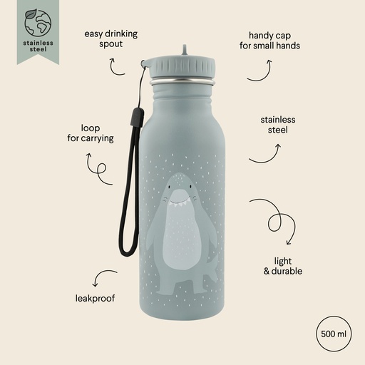 [TRIXIE-41-225] Gourde 500ml - Mr. Shark