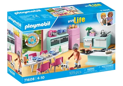 [Playmobil-71608] Playmobil 71608 -  Cuisine avec ilôt central