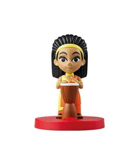 [faba fff30015] faba figurine - musique africaine