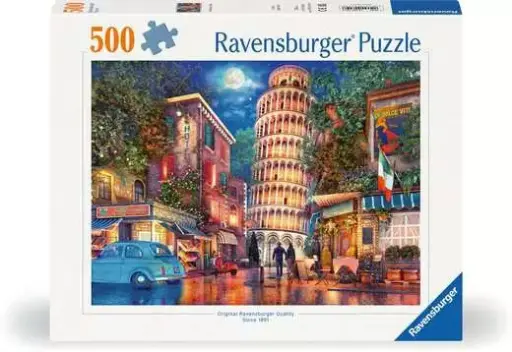 [Ravensburger120007098] Puzzle Nuit à Pise 500 Pc