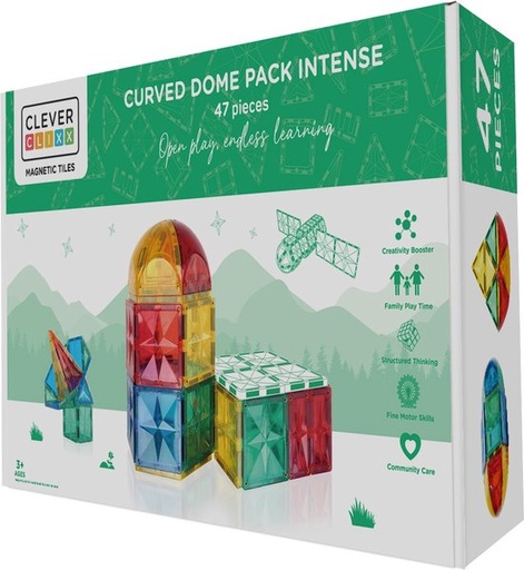 Curved dome pack intense - 47 pièces 