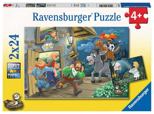 [ravensburger - 057191] Puzzle 2x24 pièces - L'heure de contes