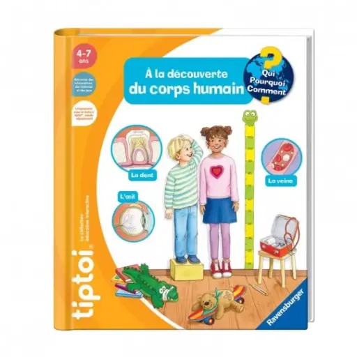 [ravensburger - 9783380990161] Tiptoi - A la découverte du corp humain