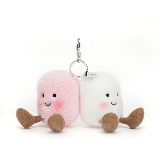 [JELLYCAT-APM4BC] Amuseable pair of marshmallows bag charm 