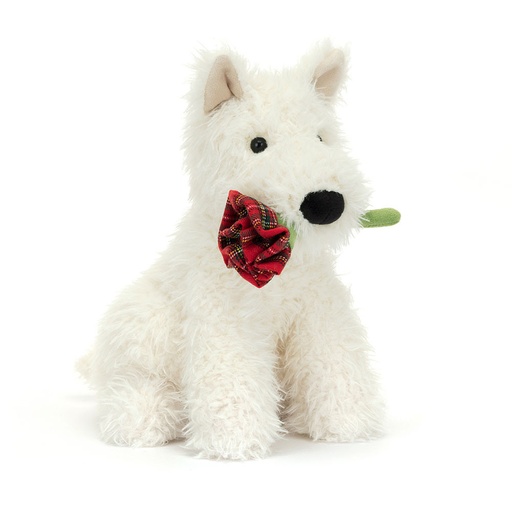 [JELLYCAT-MUN2VSG] Munro scottie dog "Love you"