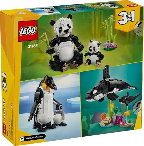 [lego - 31165] LEGO Creator 3-1 - Animaux sauvages : Famille de pandas 31165