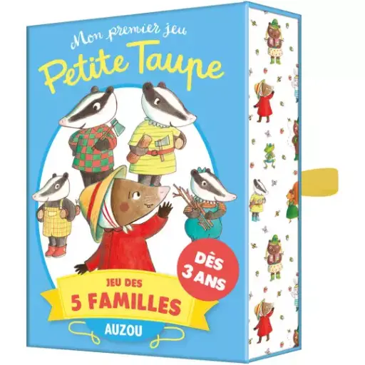 [9782733889466] Auzou - Mon premier jeu des 5 familles petite taupe