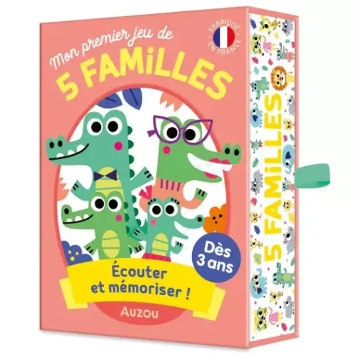 [9782733862506] Auzou - Mon premier jeu des 5 familles