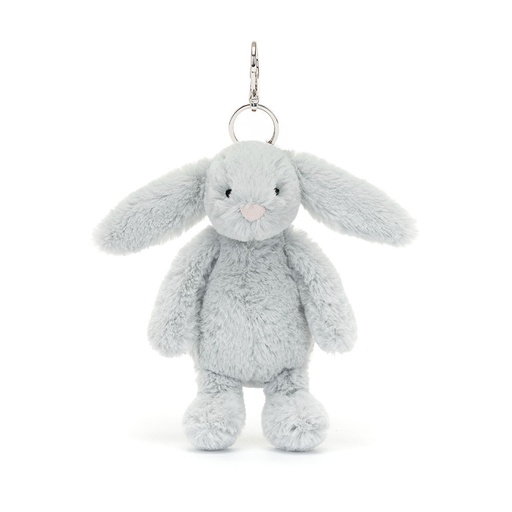 [JELLYCAT-BAS4BOBC] Bashful silver bunny bag charm