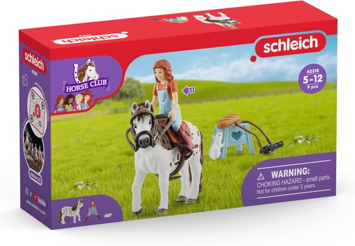 [Schleich-42518] Schleich - Mia et Spotty, son Poney Shetland  Horse Club