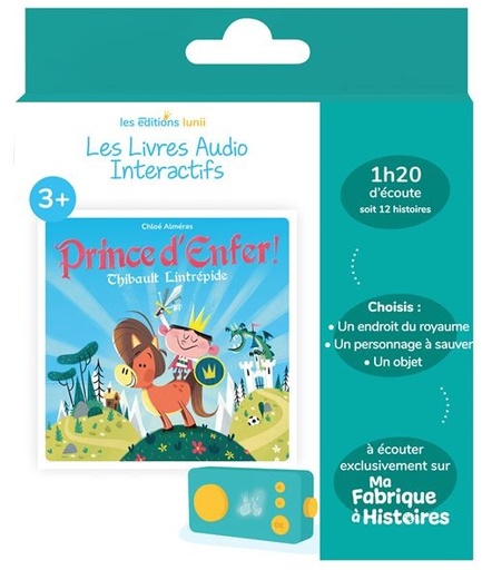 [Lunii-ALBR14115] Lunii - livre audio Prince d'enfer !