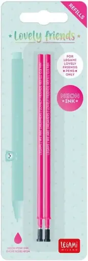 [LEGAMI-REFCPP0007] Recharge stylo lovely friends - Rose fluo 