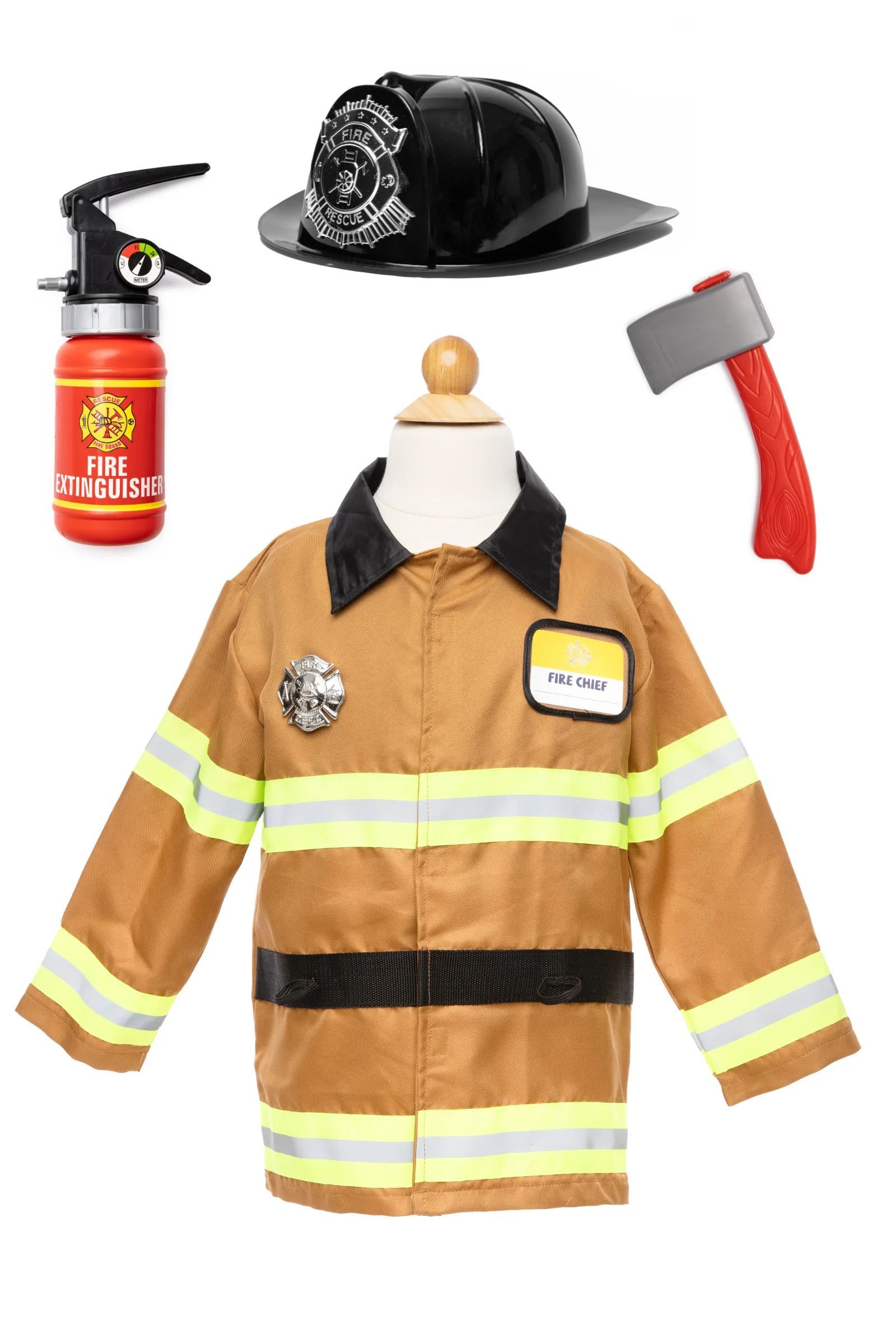 Acheter Pompier avec accessoires dans sac (5-6 ans) - Déguisements